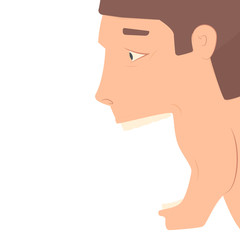 Open mouth profile