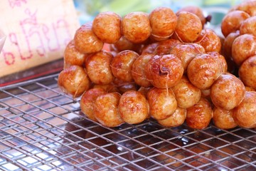 BBQ sausages street food