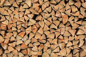wood for heating cut