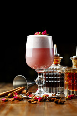 spicy cocktail with spices