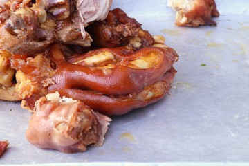 Stewed pork at street food