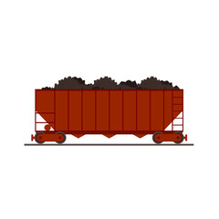 coal train wagon icon