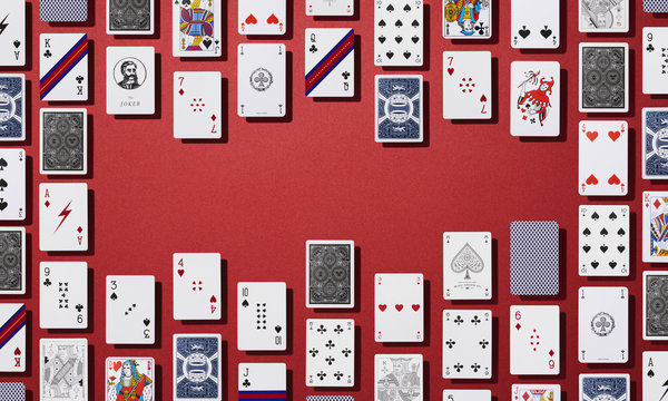 Digital image of playing cards