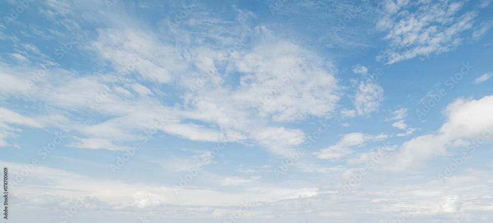 Wall mural sky and clouds tropical panorama