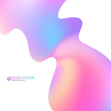 Abstract wavy background. Liquid paint   