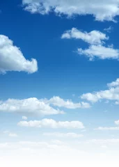 Fotobehang Sky and clouds vertical photo © 1xpert