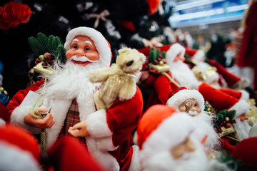 Santa Claus toy in mall