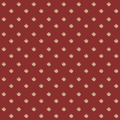 Vector abstract floral pattern. Geometric background. Trendy colours