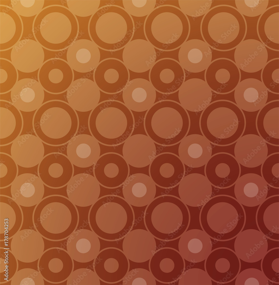 Poster geometric seamless pattern with circles.