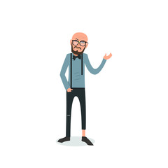Exhausted and completely wiped out cartoon guy in casual clothes, gesturing. Vector illustration. Modern flat design.