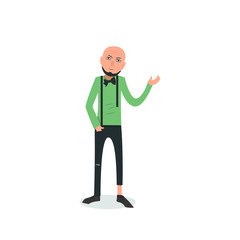 Exhausted and completely wiped out cartoon guy in casual clothes, gesturing. Vector illustration. Modern flat design.