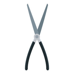Gardening scissors tool icon vector illustration graphic design
