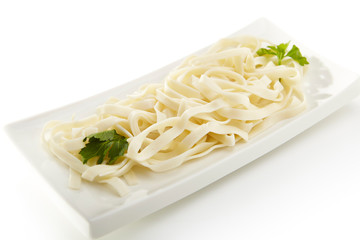 Menu of restaurant on white