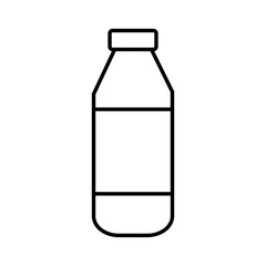 Empty glass bottle icon vector illustration graphic design icon vector illustration graphic design