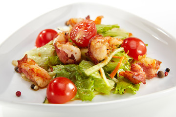 Menu of restaurant on white