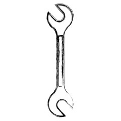 Wrench construction tool icon vector illustration graphic design