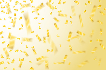 Konfetti Regen Konfettiregen gold Party Deko Hintergrund