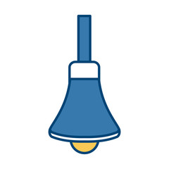 Handbell isolated symbol icon vector illustration graphic design