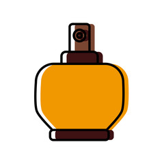 Fragrance bottle isolated icon vector illustration graphic design icon vector illustration graphic design cute kawaii cartoon vector illustration