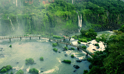 Iguazu Falls on Argentina and Brazil Borders, UNESCO
