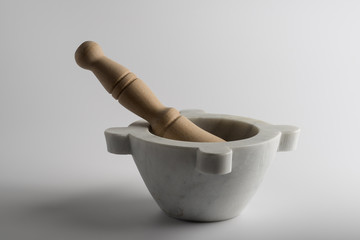 Stone mortar for Genoese pesto