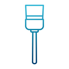 Construction paint brush icon vector illustration graphic design