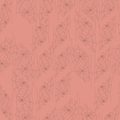 Seamless background with a cobweb