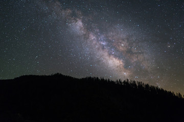 Milkyway Galaxy in Yosemite National Park