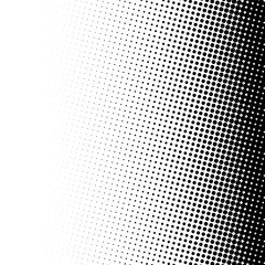 Vector abstract dotted halftone template background. Pop art dotted gradient design element. Grunge halftone textured pattern with dots.