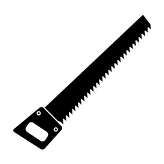 Saw construction tool icon vector illustration graphic design