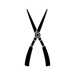 Gardening scissors tool icon vector illustration graphic design
