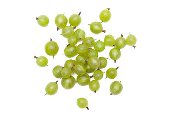 Gooseberry isolated on the white background