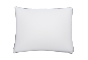 Memory foam pillow on the white background