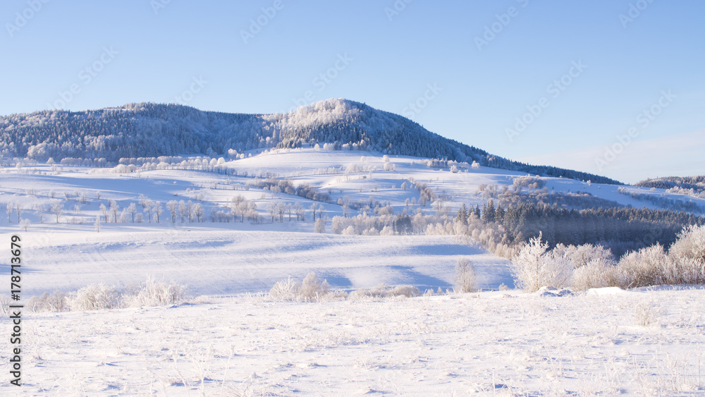 Canvas Prints Winter landscape in Poland