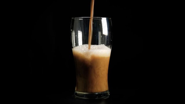 Hand crafted beer - A pint of Dark ale, stout or porter