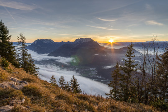 Sonnenaufgang am Pendling (Kaisergebirge)