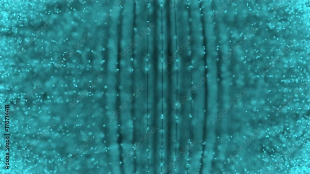 Aufkleber a cloud of points through which the signal passes. the cinematographic background. seamless loop.