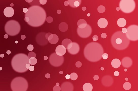 Red And White Bokeh Background, Happy Birthday, Valentine’s Day, Christmas Festival Background Concept