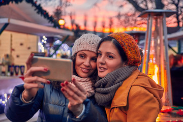 Enjoying Christmas Market