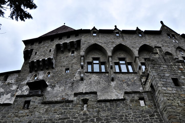 Medieval castle in europe
