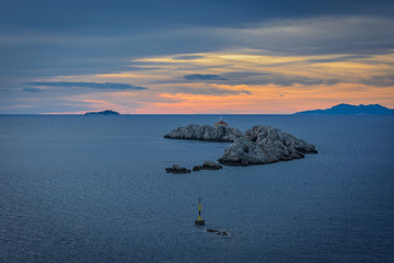 Sunset in dubrovnic