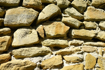Old stone wall.