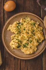 Scrambled eggs with herbs