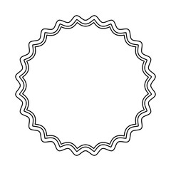 seal stamp icon over white background vector illustration