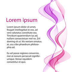 Abstract background with pink and purple lines
