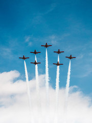 Aviones en formación