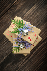 Pile of christmas gifts