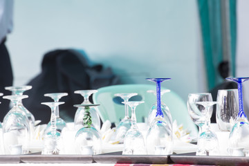 Hotel convention center tea or coffee break.