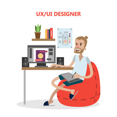 Fototapeta premium Ux and ui.