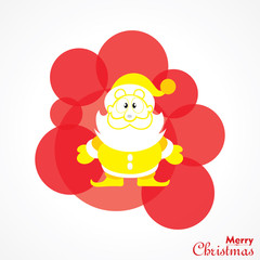 christmas greeting with symbols